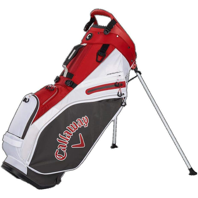 Callaway Fairway 14 Stand Bag - Previous Season (2021) Charcoal White Cardinal