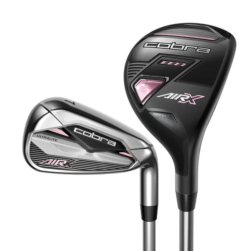 Women's AIR-X Combo Iron Set - 5H 6H 7-PW, SW - Store Display Demo Right Ladies Graphite - COBRA ULTRALITE