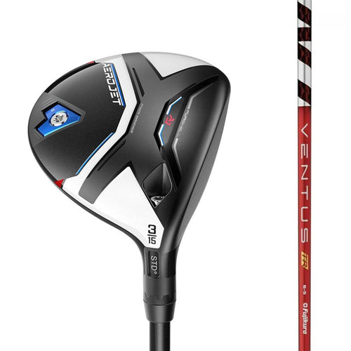 Cobra AeroJet Fairway Wood - Fujikura Ventus Velocore - Store Display Demo Right Stiff 5W (18°) - Fujikura Ventus Red TR 7 (-1" SHORT) (+$300)