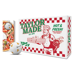 TaylorMade TP5x PIX Pizza Party Golf Balls - Golf Vault