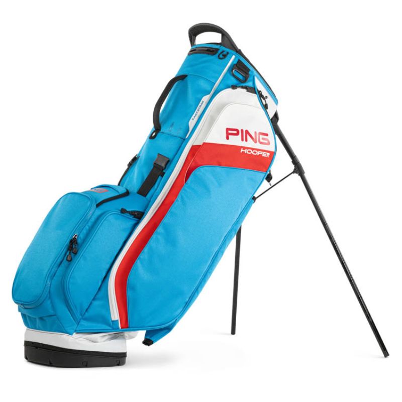 PING Hoofer Stand Bag Blue Red White