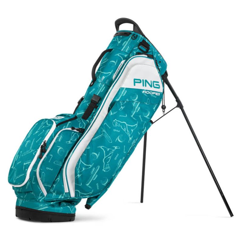 PING Hoofer Stand Bag Teal Decal