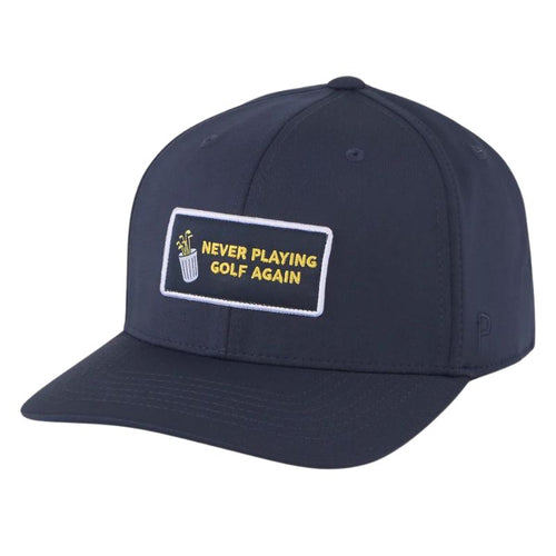 PUMA Never Playing Golf Again Cap Navy Blazer White Glow OSFA