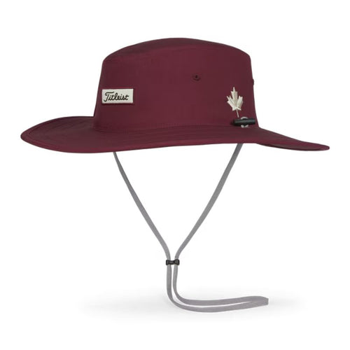 Titleist Charleston Aussie Hat - Canada Edition Burgundy OSFA