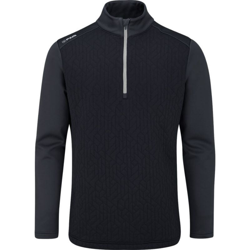PING Tobi 1/2 Zip Sweater Black Asphalt