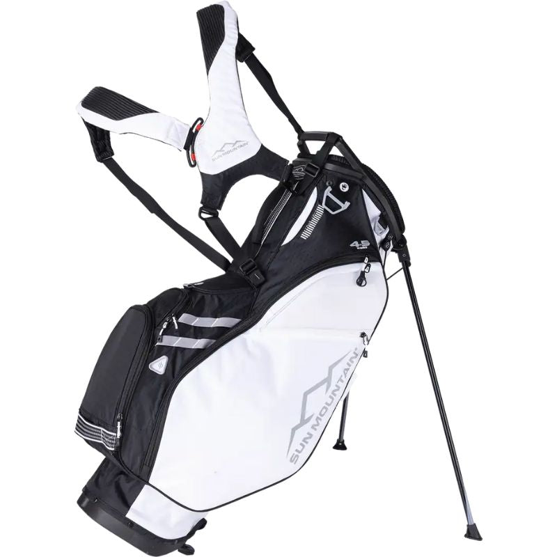 Sun Mountain 2024 4.5 LS 14-Way Stand Bag White Black