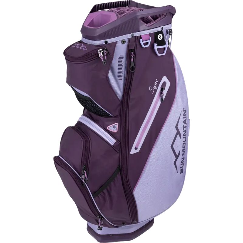 Sun Mountain 2024 Women's Sync Cart Bag Lilac Plum Violet