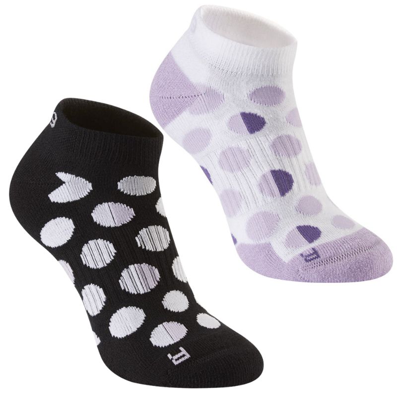 PING Women's Split Ball Sock - 2 Pack Multi US 5 - 9