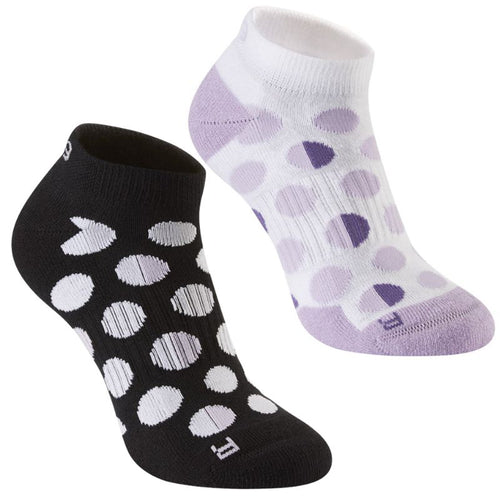 PING Women's Split Ball Sock - 2 Pack Multi US 5 - 9