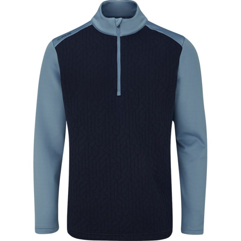 PING Tobi 1/2 Zip Sweater Navy Stone Blue