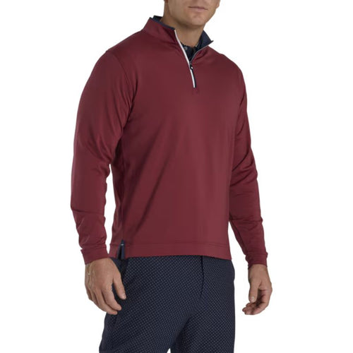 FootJoy Lightweight 1/4 Zip Red Navy