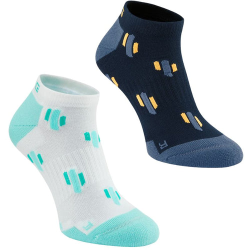 PING Cactus No Show Sock - 2 Pack Navy Multi OSFA (7-11)