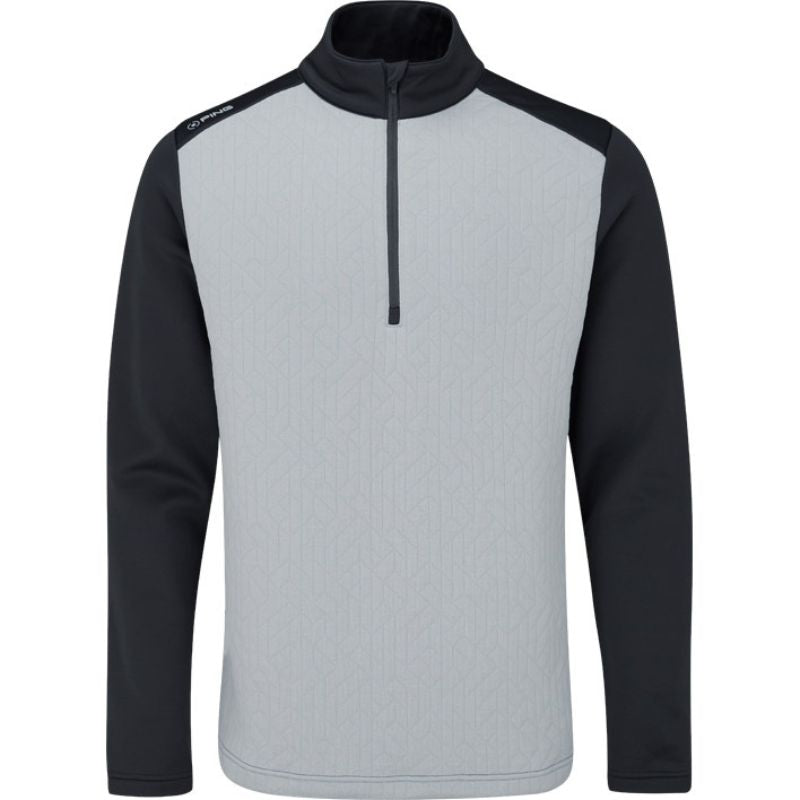 PING Tobi 1/2 Zip Sweater Pearl Grey Asphalt