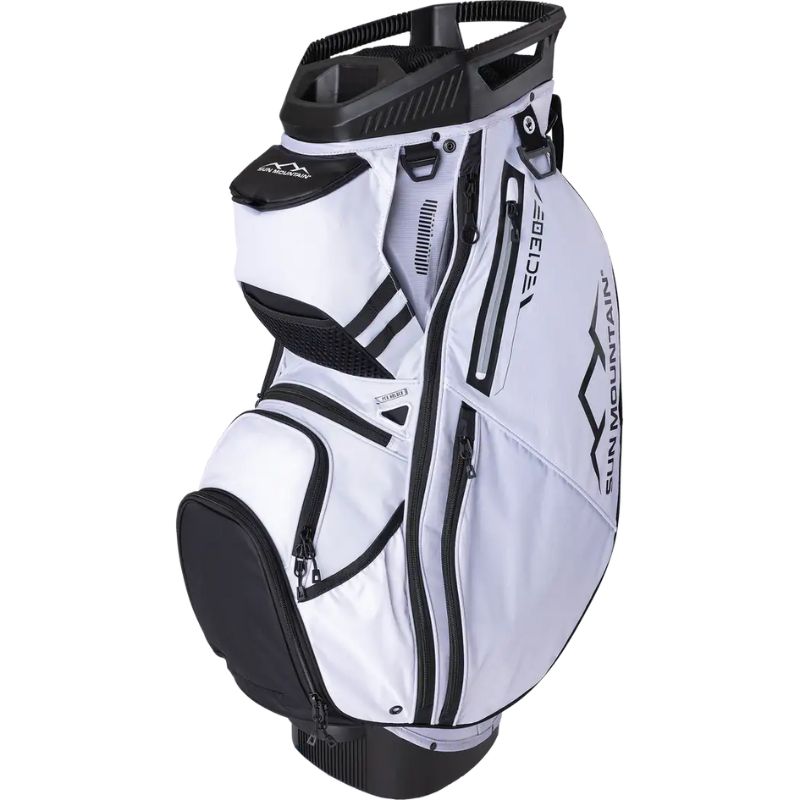 Sun Mountain 2024 C-130 Cart Bag White Black