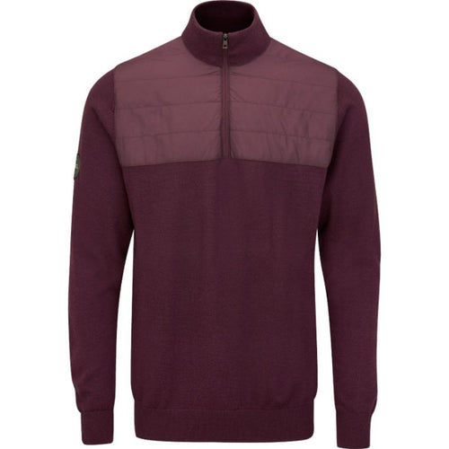 PING Randle 1/4 Zip Sweater Fig