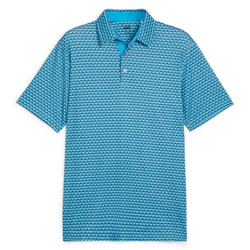 PUMA MATTR Palm Deco Golf Polo