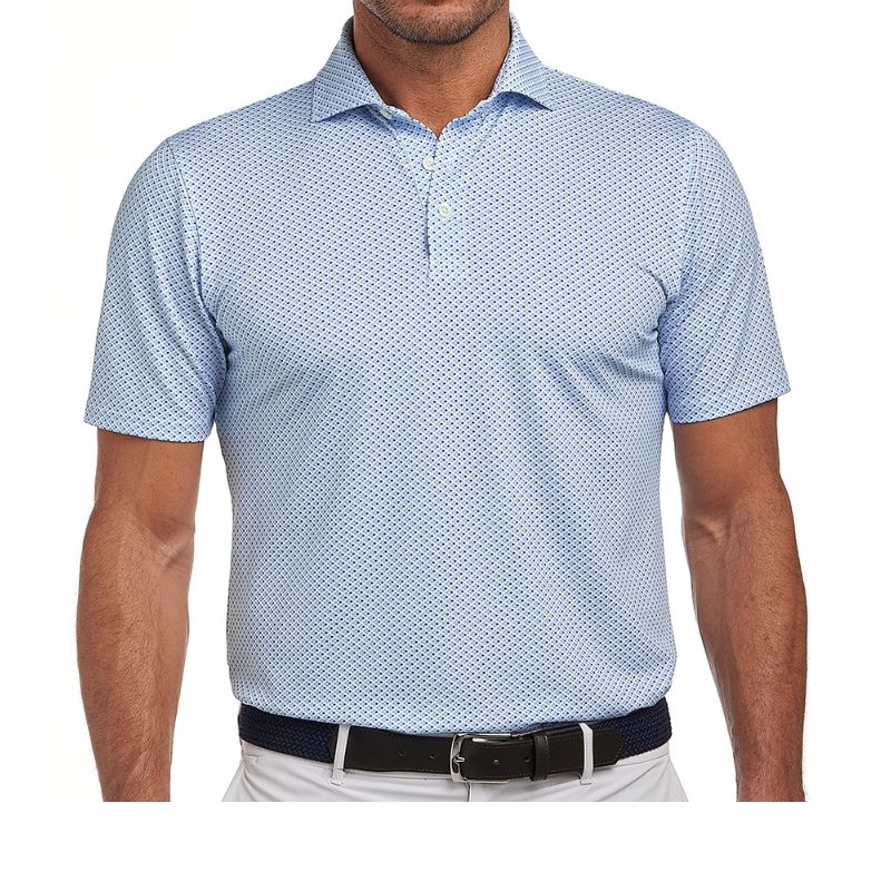 Holderness & Bourne The Clark Polo Skye Aberdeen Blue