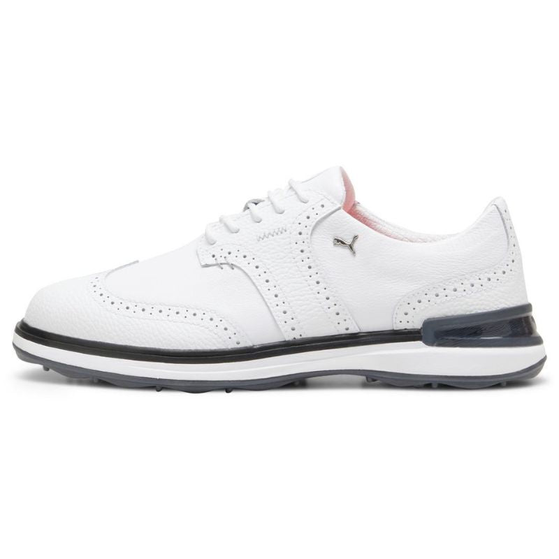 Puma AVANT Wingtip Golf Shoes Puma White Medium