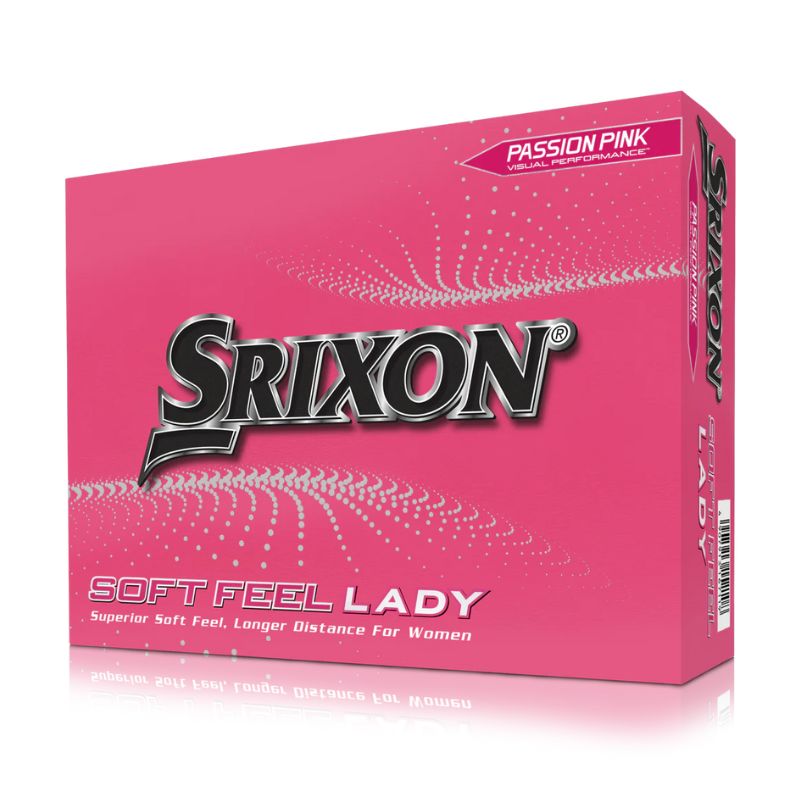 Srixon Women's Soft Feel Golf Ball - Previous Season Passion Pink