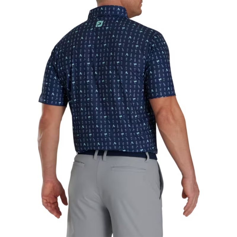 FootJoy The 19th Hole Lisle Self Collar Polo