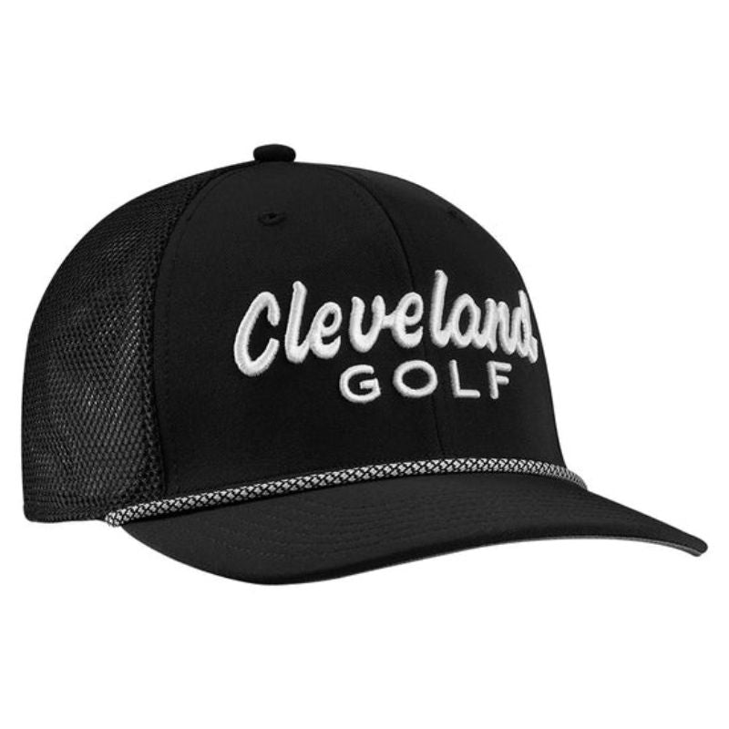 Cleveland Rope Trucker Hat Black OSFA