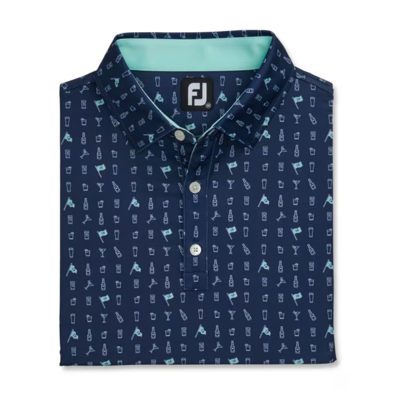 FootJoy The 19th Hole Lisle Self Collar Polo