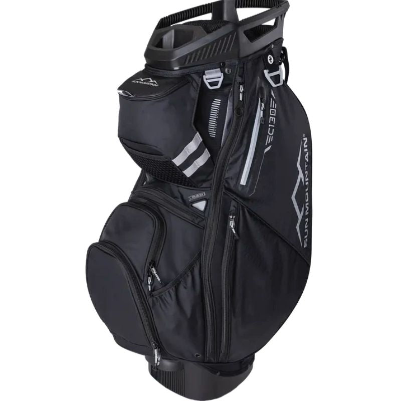 Sun Mountain 2024 C-130 5-Way Cart Bag Black