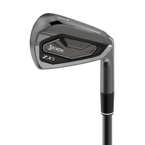 Srixon ZX5 MK II Black Chrome Iron Set - 4-PW - Limited Edition Right Stiff Steel - KBS C-TAPER LITE BLACK LIMITED EDITION 110g