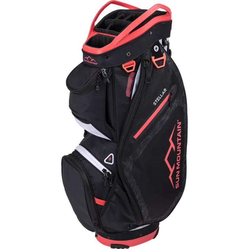 Sun Mountain Women's Stellar Cart Bag - Previous Season White Black Punch