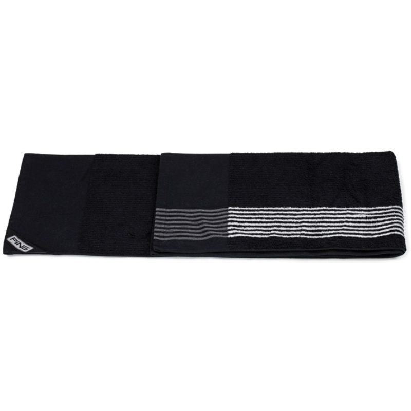 PING Players Towel Black White