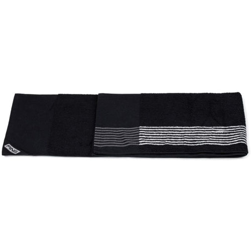 PING Players Towel Black White
