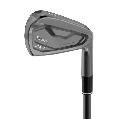 Srixon ZX7 MK II Black Chrome Iron Set - 4-PW - Limited Edition Right Stiff Steel - KBS C-TAPER LITE BLACK LIMITED EDITION 110g