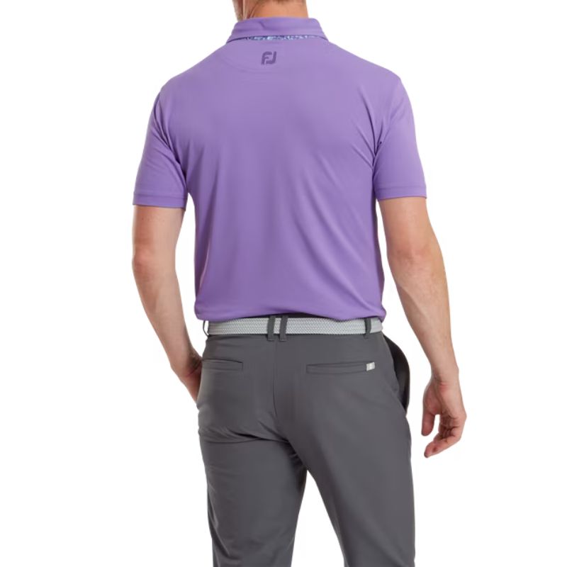 FootJoy Primrose Trim Solid Lisle Tour Collar Polo - Previous Season Style
