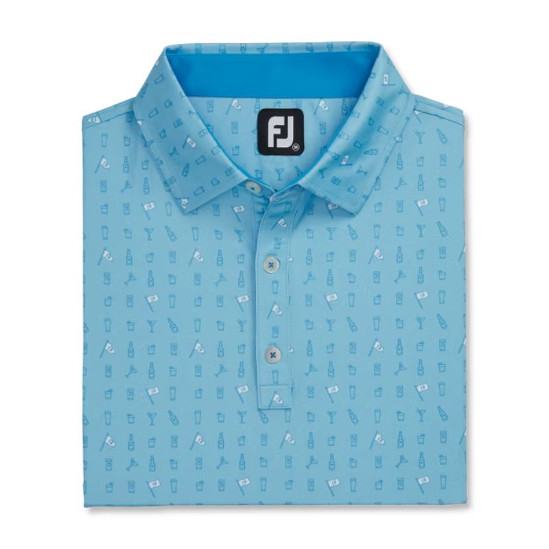 FootJoy The 19th Hole Lisle Self Collar Polo