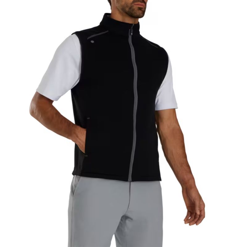 FootJoy ThermoSeries Fleece Back Vest Black