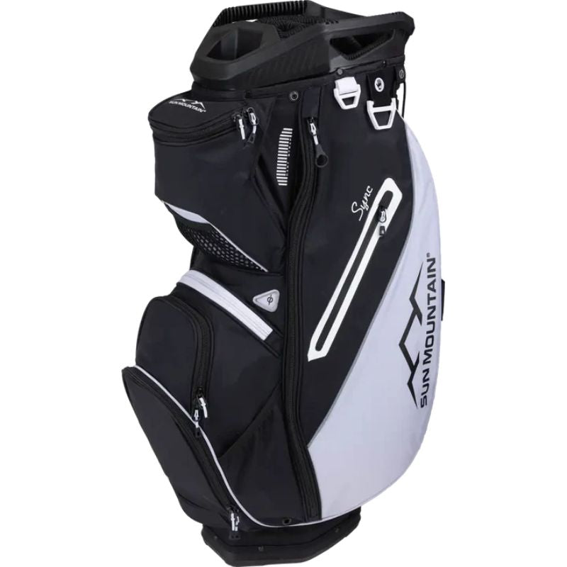 Sun Mountain 2024 Women's Sync Cart Bag Black White