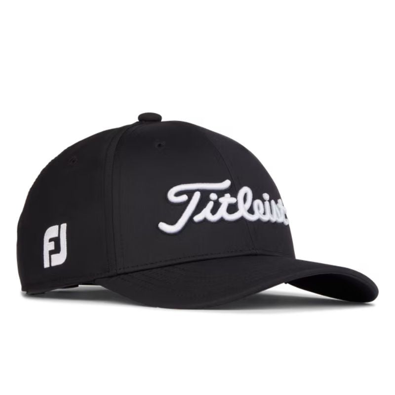 Titleist Junior Tour Performance Hat Black White