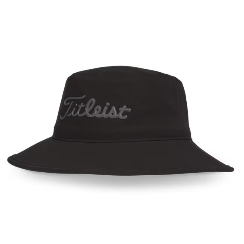 Titleist Players StaDry Bucket Hat Black Charcoal OSFA