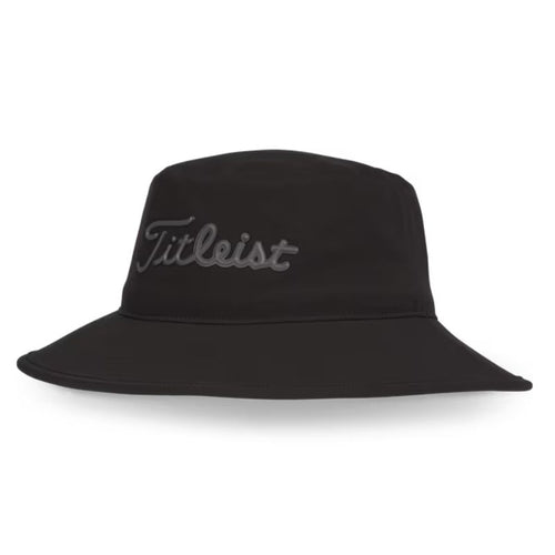 Titleist Players StaDry Bucket Hat Black Charcoal OSFA