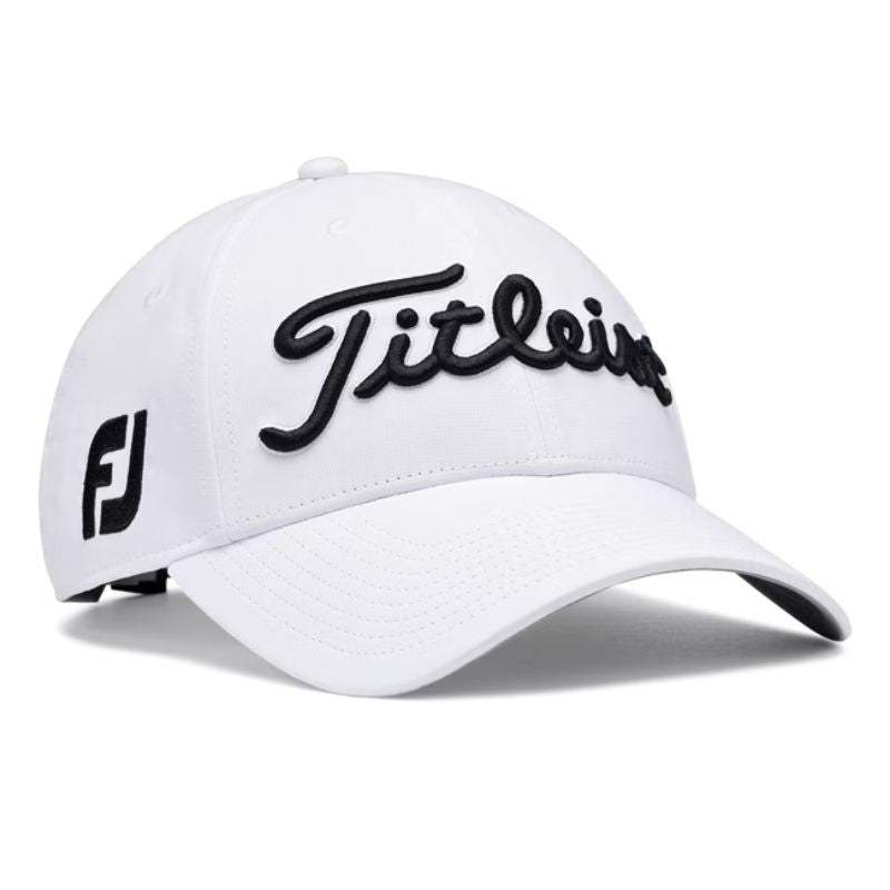 Titleist Women's Tour Performance Hat White Black OSFA