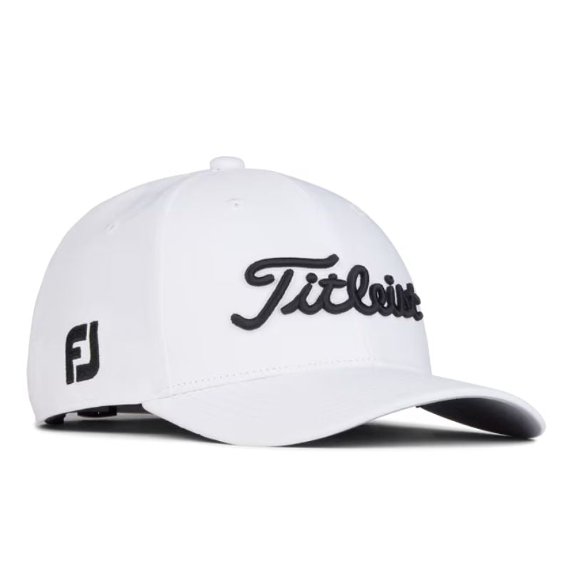 Titleist Junior Tour Performance Hat White Black