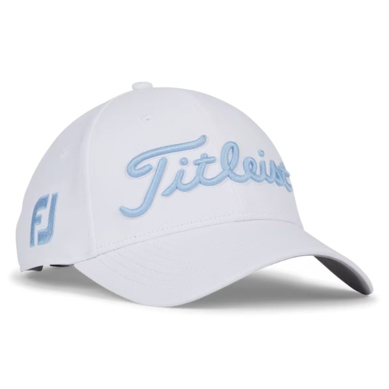 Titleist Women's Tour Performance Hat White True Blue OSFA