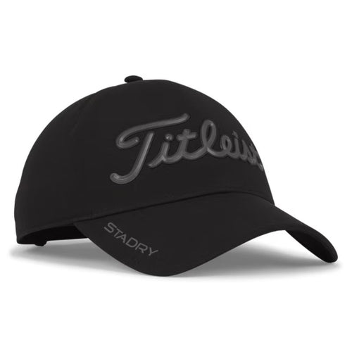 Titleist Players StaDry Hat Black Charcoal OSFA