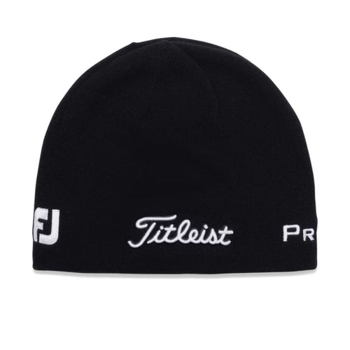 Titleist Merino Wool Beanie Black White