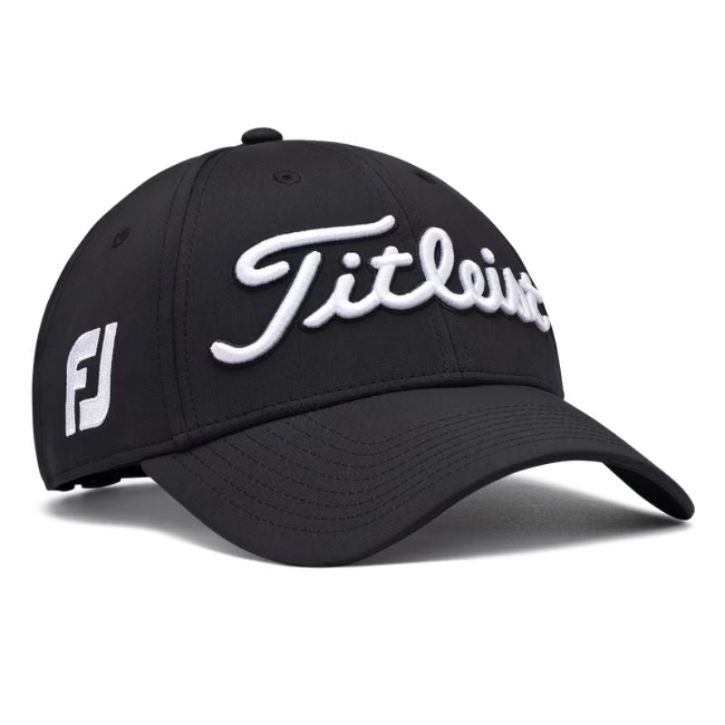 Titleist Women's Tour Performance Hat Black White OSFA