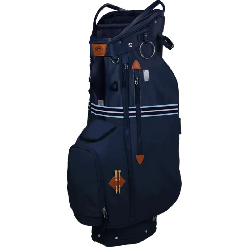 Sun Mountain 2023 Mid-Stripe 14-Way Cart Bag Navy Frost