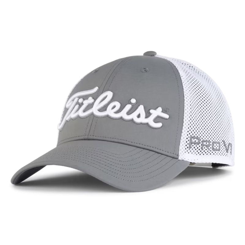 Titleist Tour Performance Mesh Hat Charcoal White