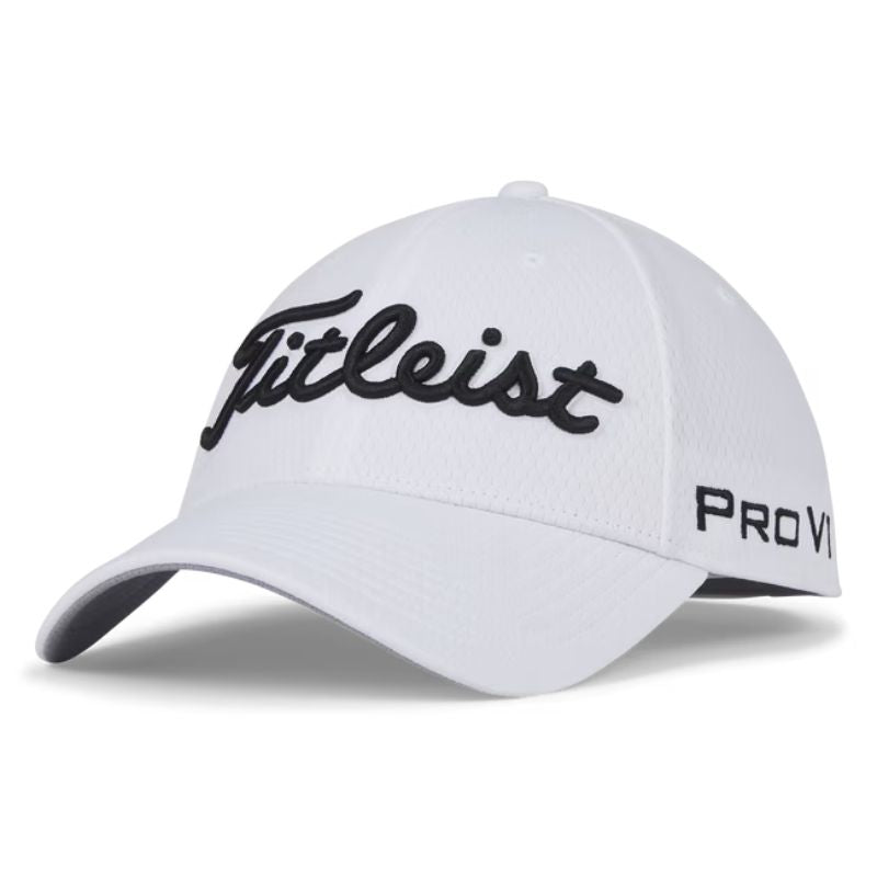 Titleist Tour Elite Hat White Black