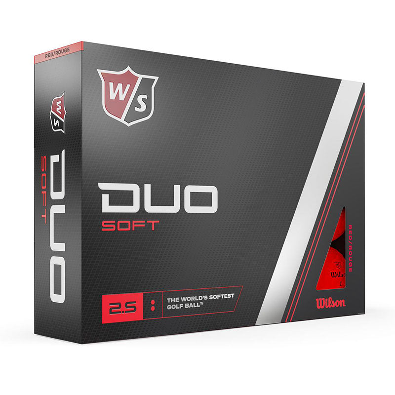 Wilson Duo Soft Golf Balls Red