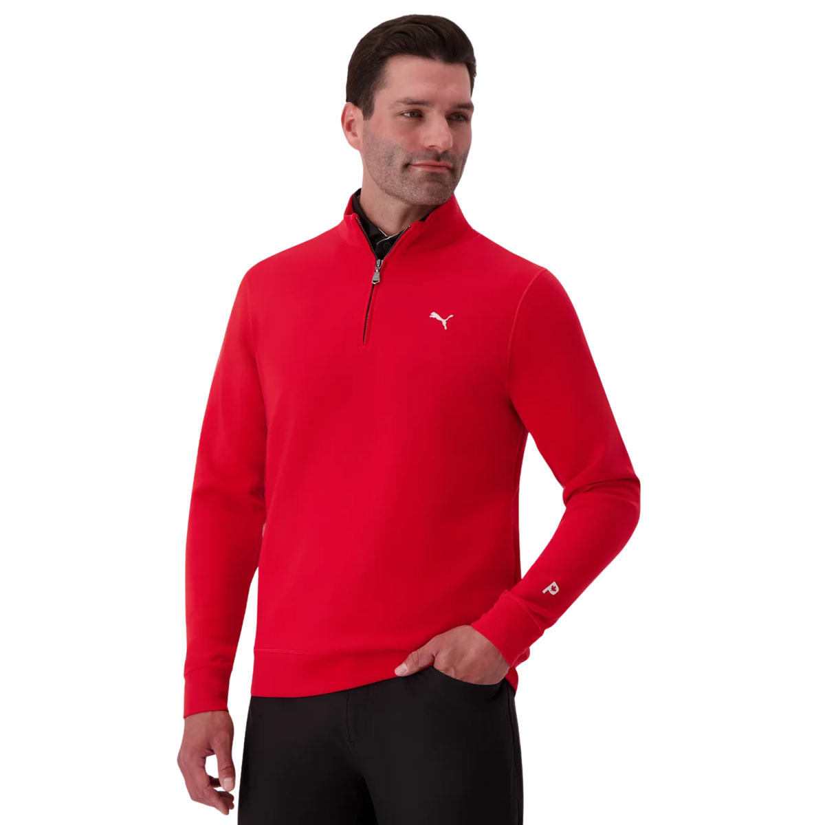 PUMA CLOUDSPUN Maple Leaf Fleece Golf 1/4 Zip